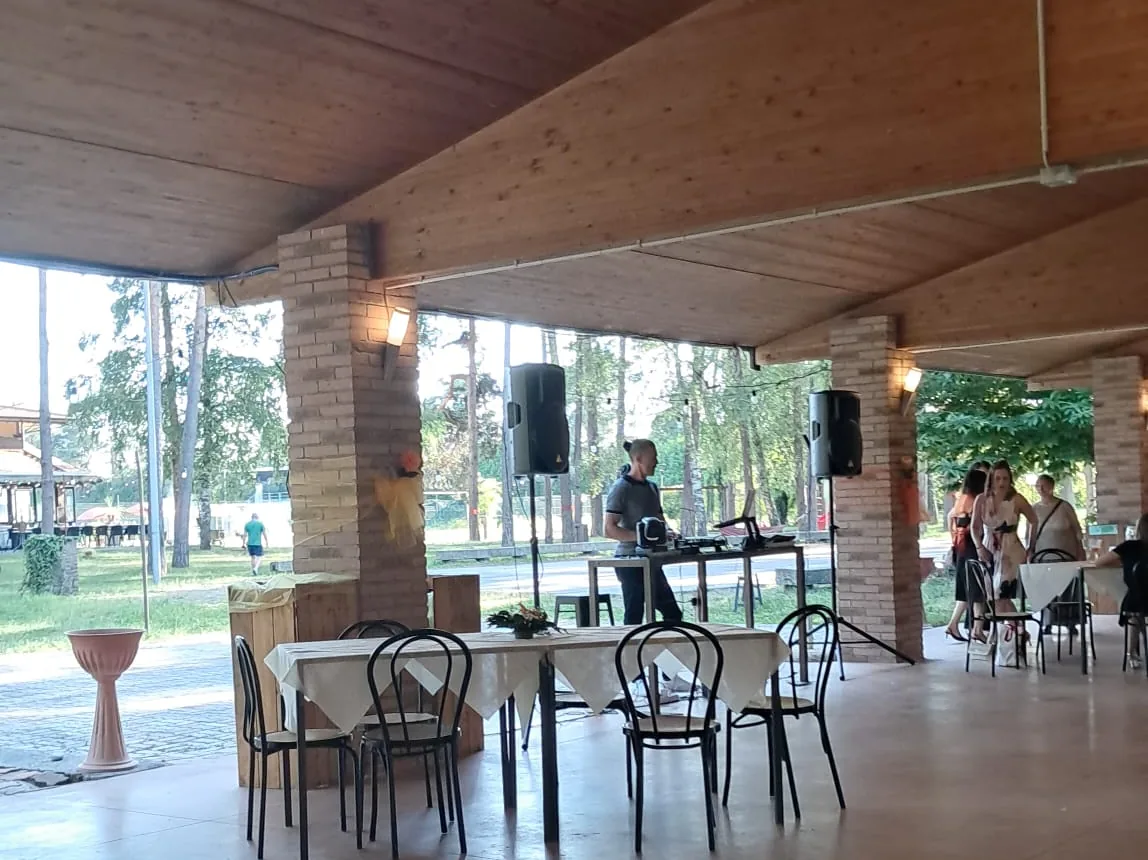 Il salone coperto